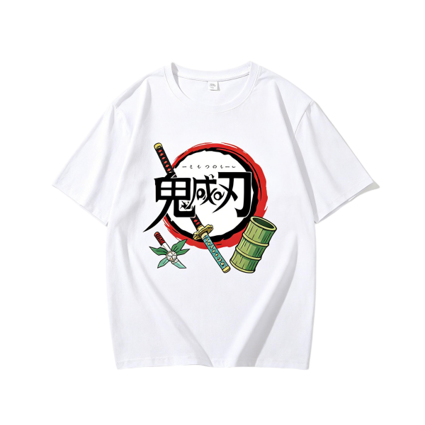 Demon Slayer Symbols & Katanas Logo T-Shirt