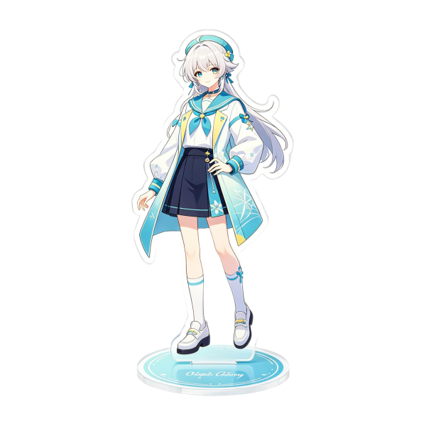 Blue & White Sailor Uniform Acrylic Standee